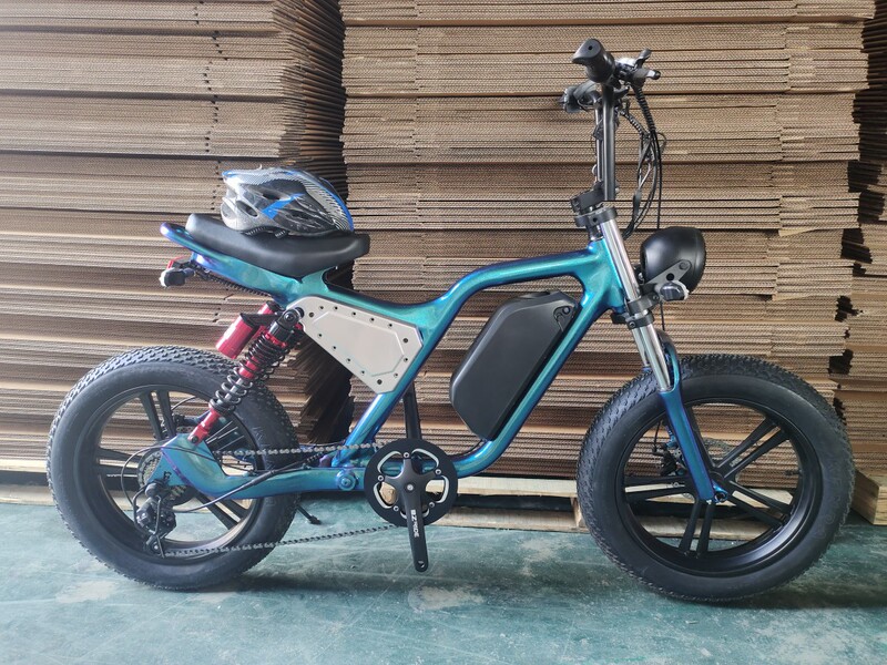 Ebike Electric-Assisted Mountain Bike Fat Tire Electric Motorcycle Adult Variable Speed Male and Female Student Off-Road Electric Racing Bike