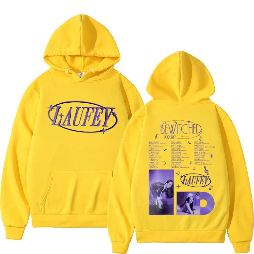 Singer Laufey The Bewited Tour Printed Hoodie Fashion