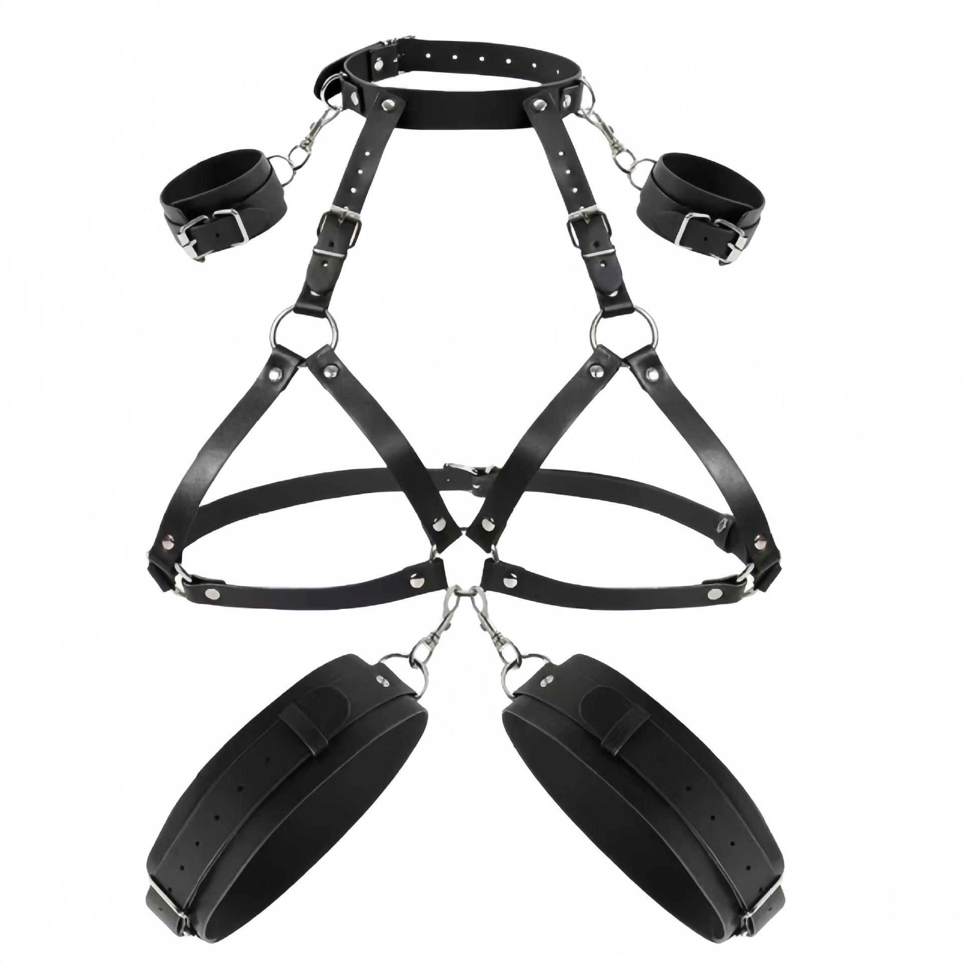 Bdsm Body Restraint Harness Set For Erotic Bondage Games_voghion.com