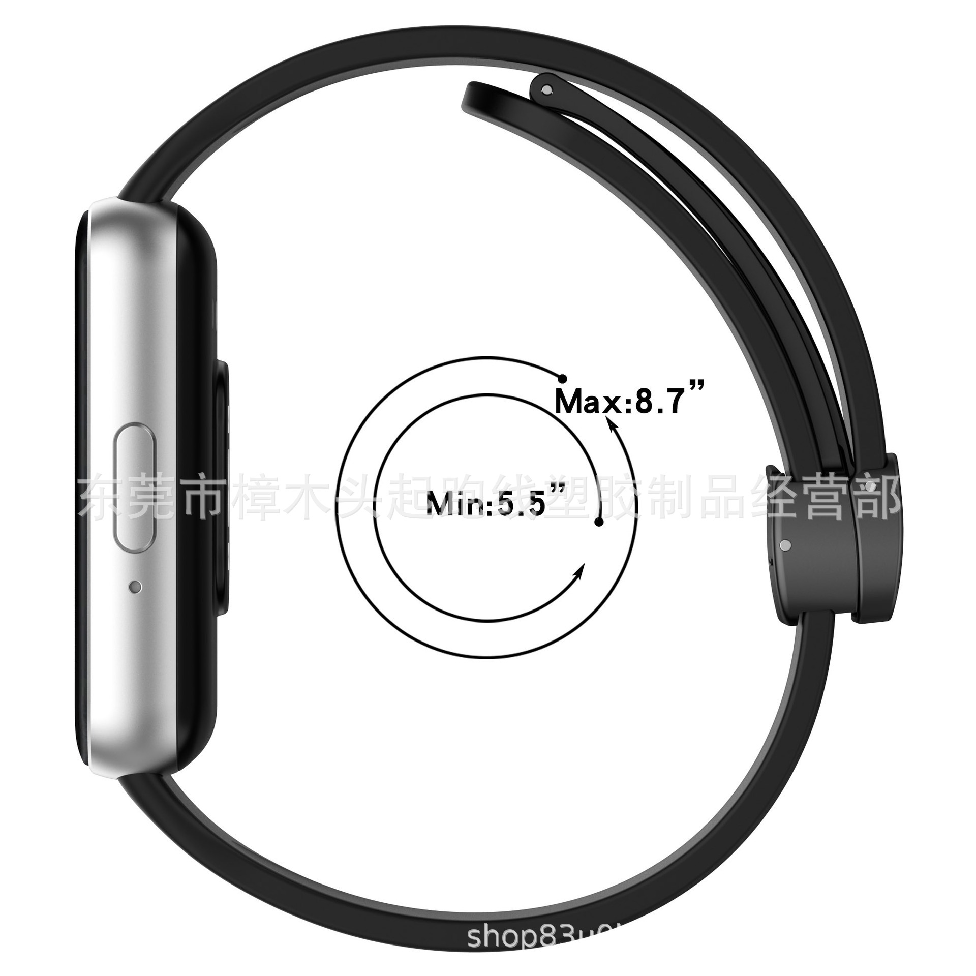 Correa de silicona para Samsung Galaxy Fit3 R390 pulsera deportiva hebilla plegable