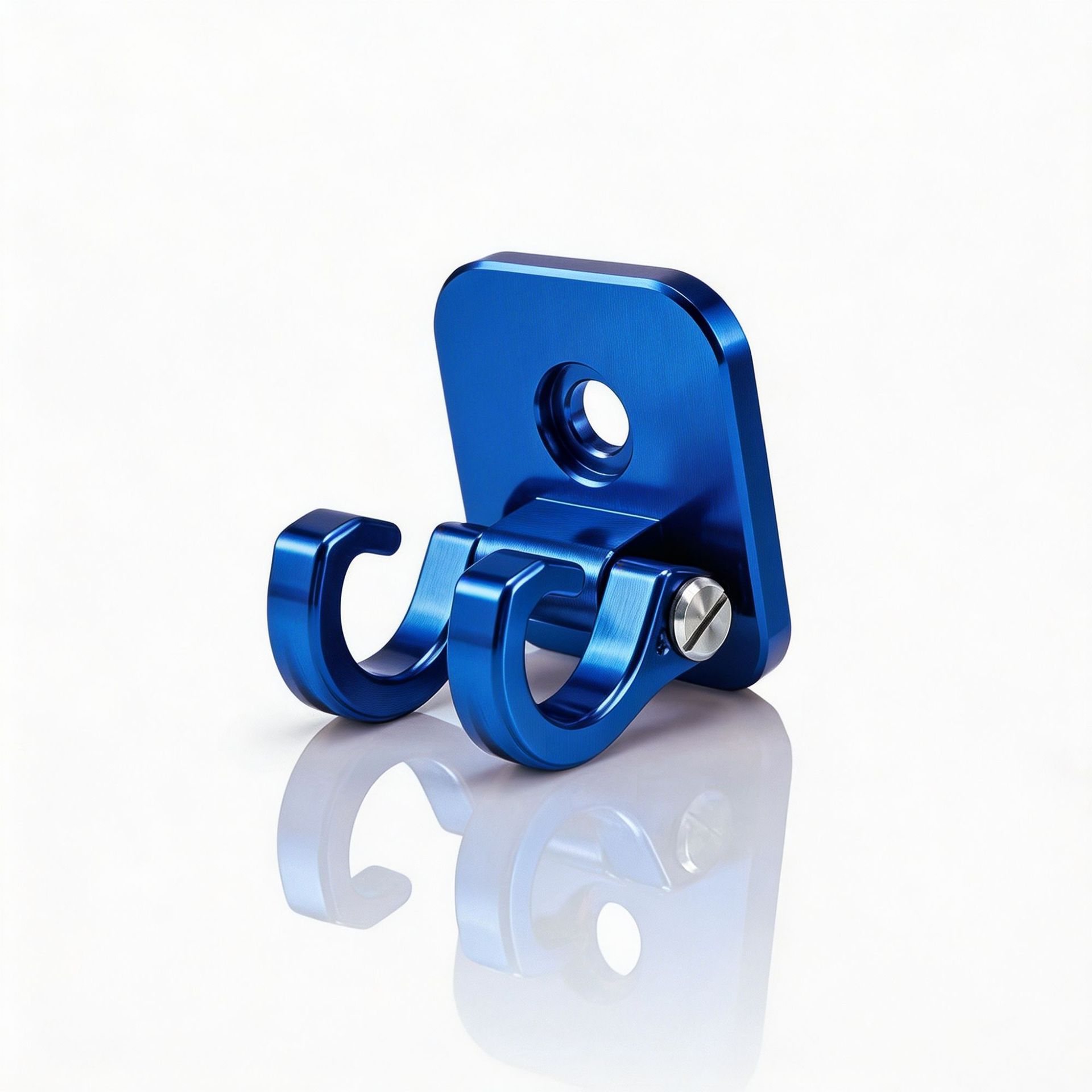 Motorcycle modification accessories, foldable storage rack for Honda and Vespa, double hook, made of CNC aluminum alloy, available in multiple colors