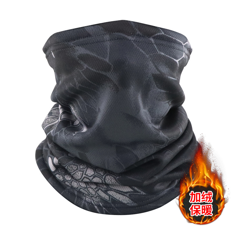 Cross-border al aire libre ciclismo dobles capas gruesas máscaras cálidas agitando grano de goma cubierta gorra de esquí bufandas a prueba de viento frío
