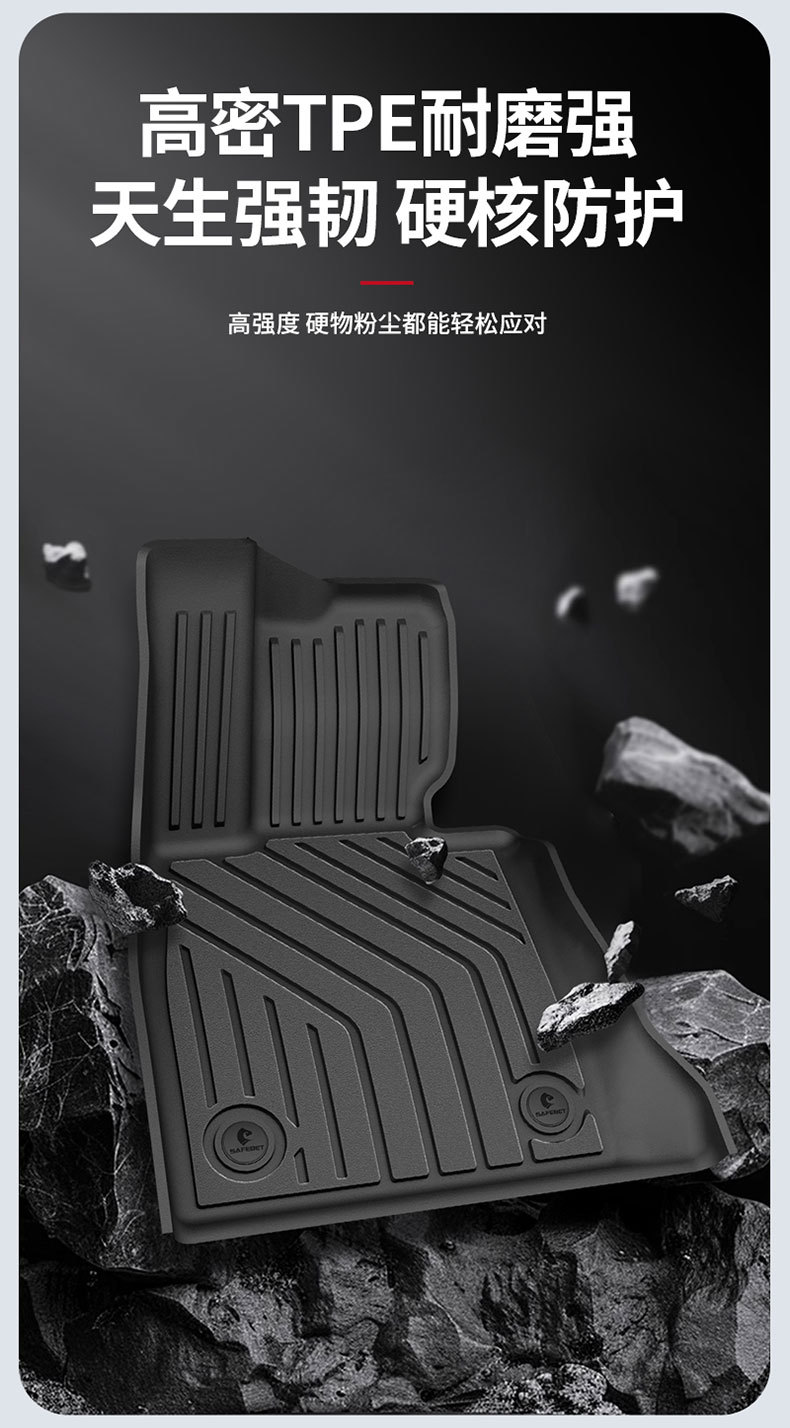 BMW X1 IX1 X3L IX3 Series X4 Series X5L X7 M2 Series M3 M4 I3 I5 2 Series 5 Series 7 Series TPE Floor Mats