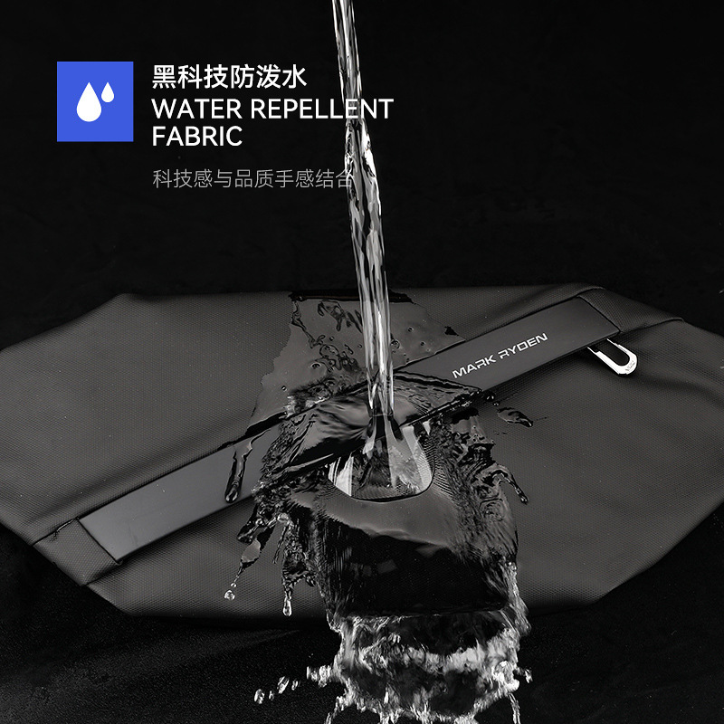 Bolso cruzado pequeño para hombre Marco Leideng, estilo urbano y deportivo, bandolera de moda