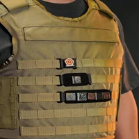 Cross-border Molle conversion tactical armband sticker laser cutting double-sided morale stamp sticker base function Velcro bottom