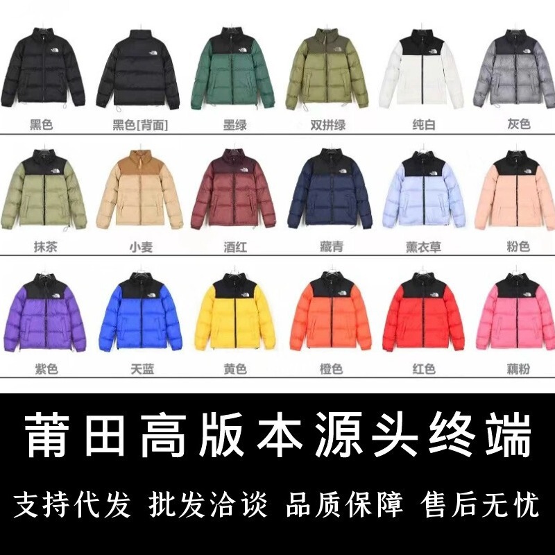 Yutian Factory Wholesale Beijia Tnf1996 American Version of down Jacket 90 White Duck down Jacket for Men and Women Couples