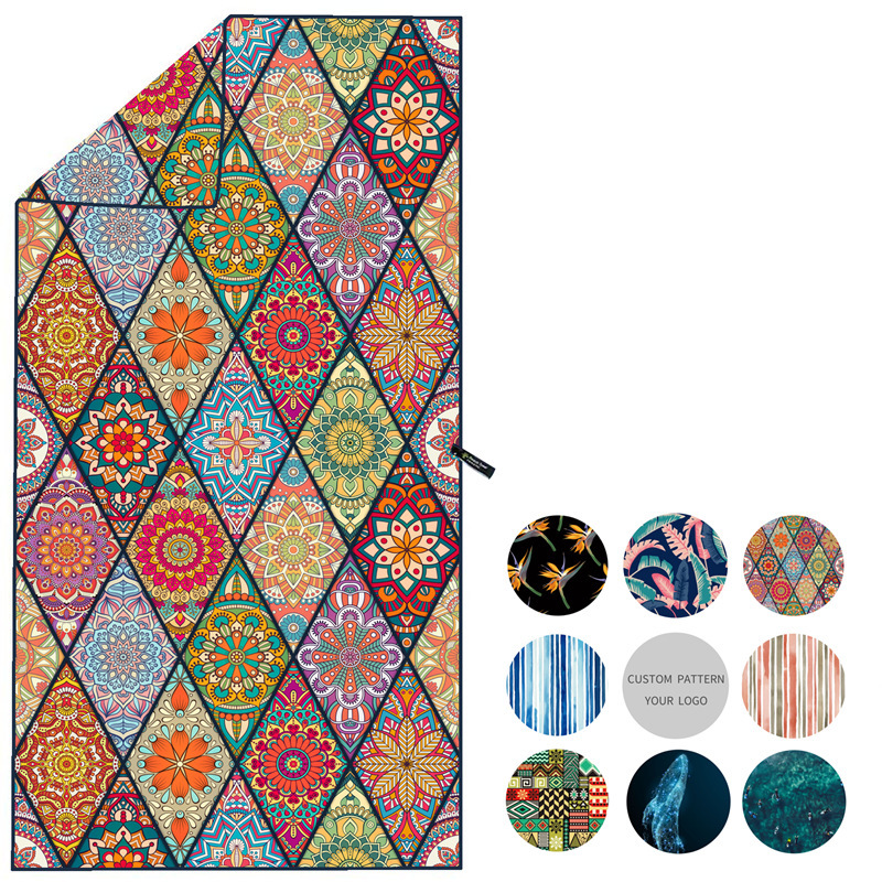 Australian Hot Selling RPET Recycled Material TESALATE Pineapple Grate Waffle Non-Stick sand free Beach Towel