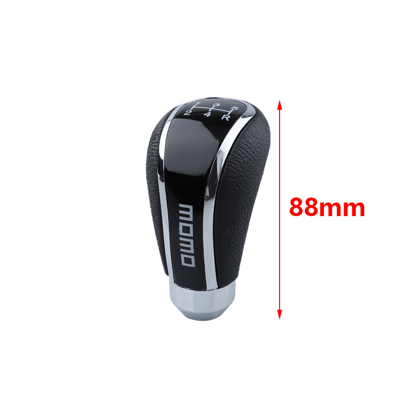 Car gear head manual 5-speed universal gear handle head personalized modification gear lever leather automatic gear shift rod head