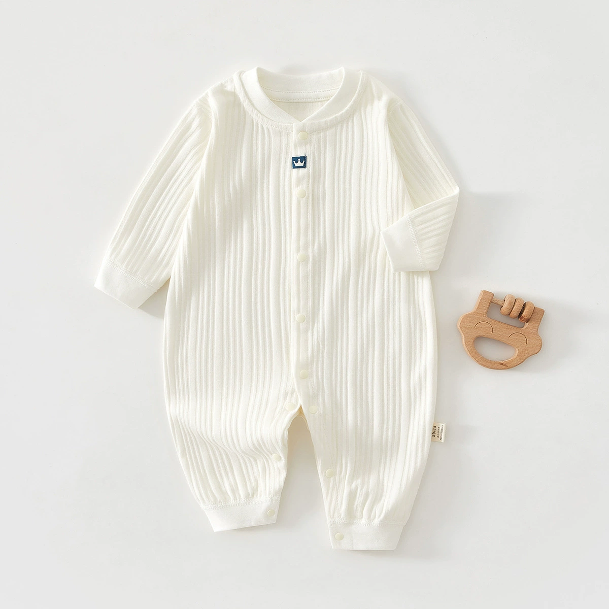 Детские комбинезоны весной и осенью хлопковые четыре сезона с длинными рукавами без костей