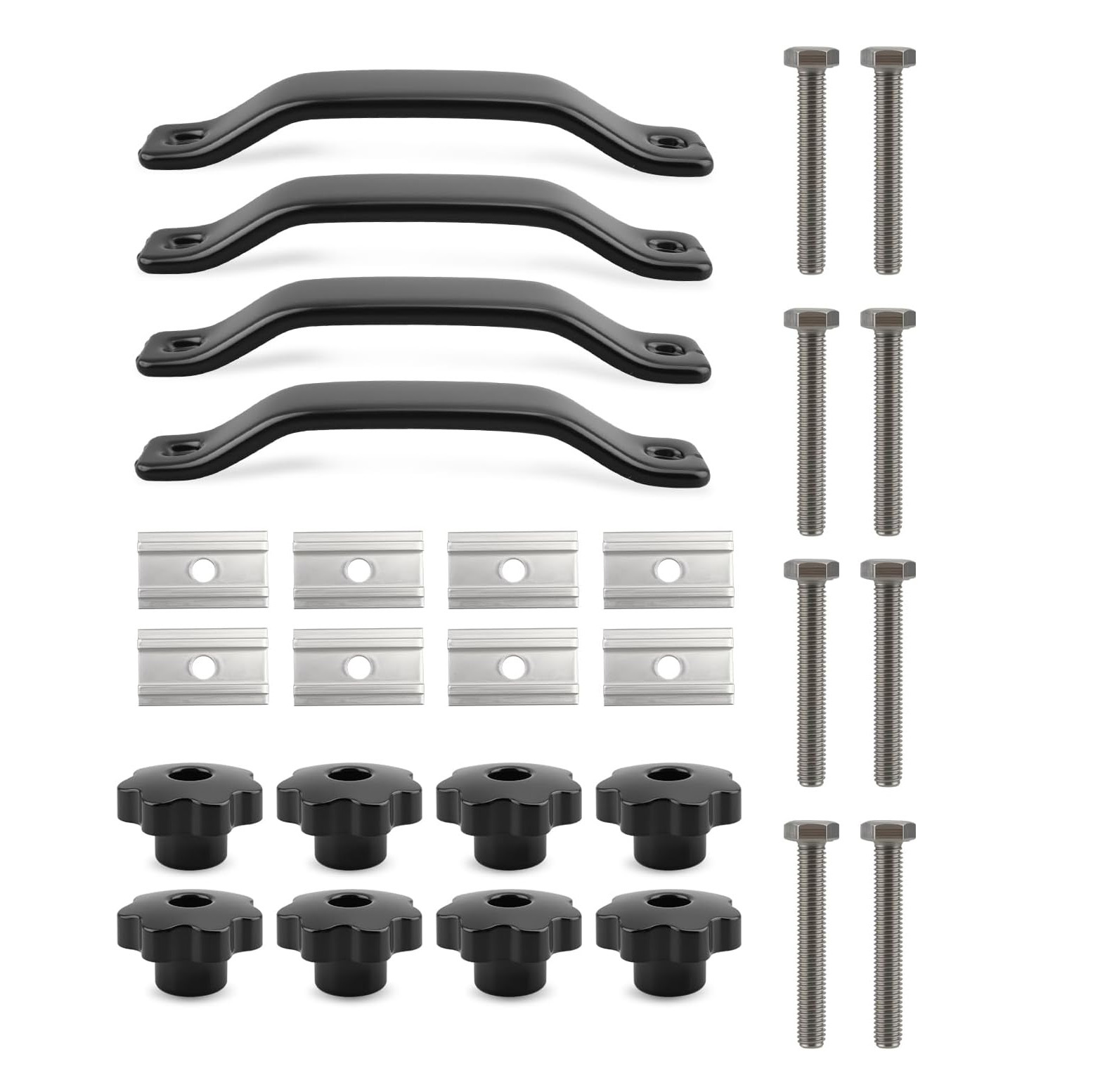Amazon Enhanced Version of Roof Tent Accessories, Plum Blossom Nut Connector, Car Side Tent Aluminum Alloy Fixed Bracket