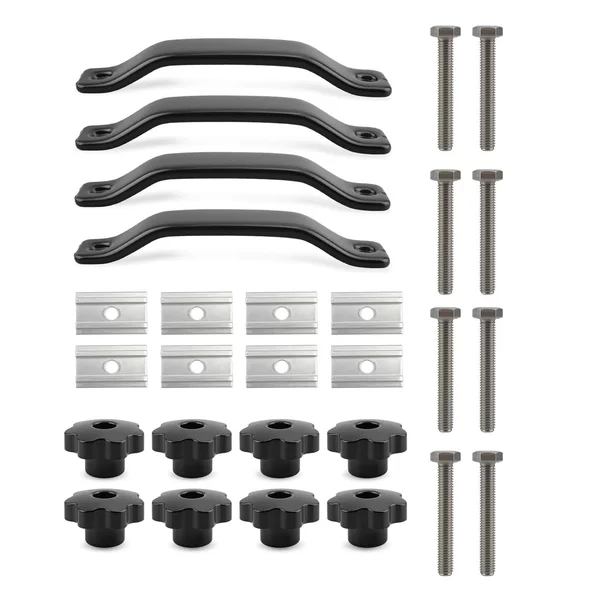 Amazon Enhanced Version of Roof Tent Accessories, Plum Blossom Nut Connector, Car Side Tent Aluminum Alloy Fixed Bracket