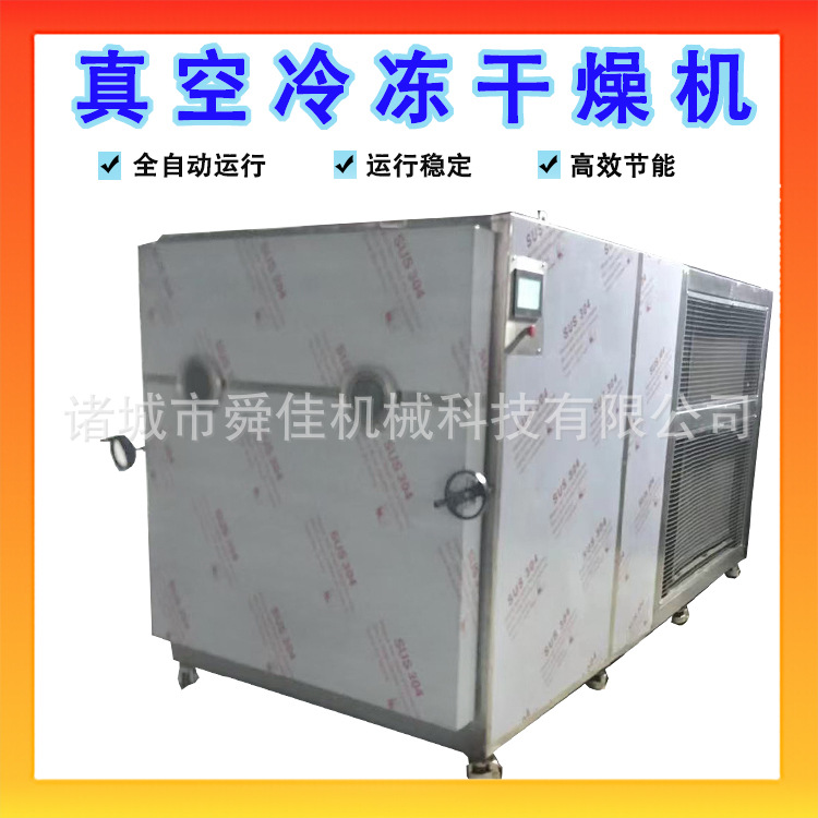 铁皮石斛真空冷冻干燥机 黄芪脱水真空冻干机 中药材低温冻干设备