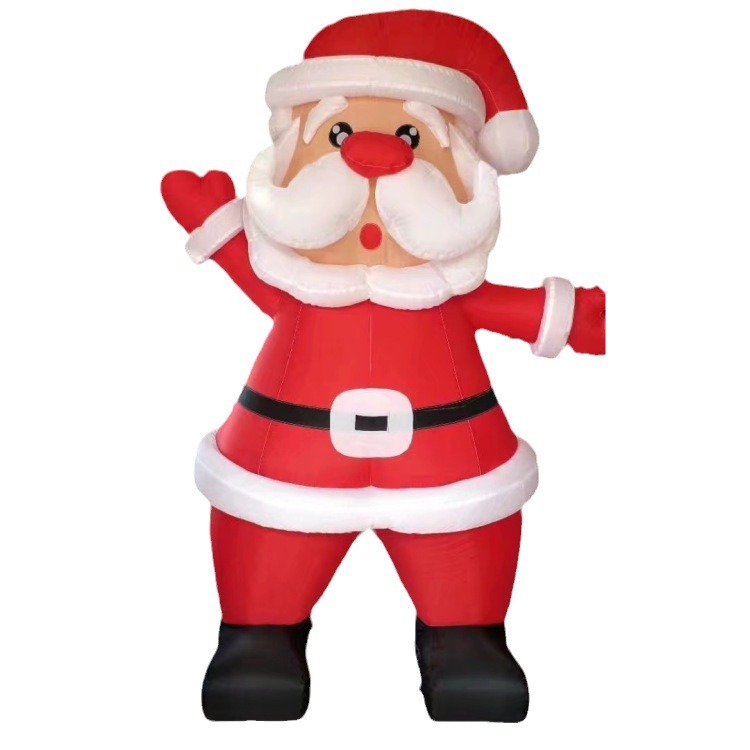 Navidad transfronteriza modelo de aire luminoso inflable Papá Noel muñeco de nieve árbol modelo de aire decoración de patio accesorios