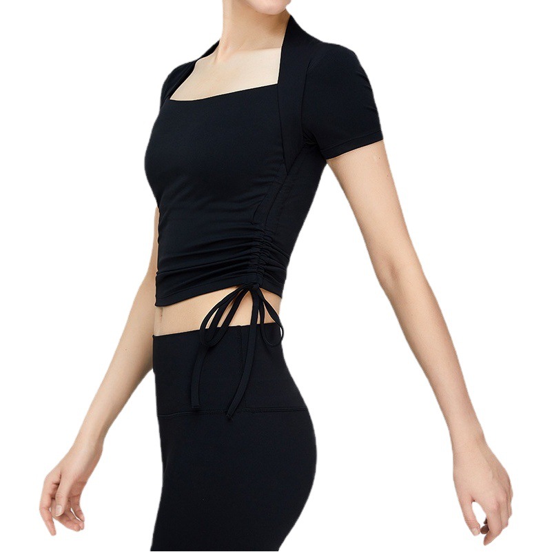 Liquidación de existencias, sin devoluciones ni cambios, chal deportivo, conjunto de yoga de dos piezas de imitación para mujer, con cordón lateral, adelgazante, ropa deportiva para correr al aire libre.