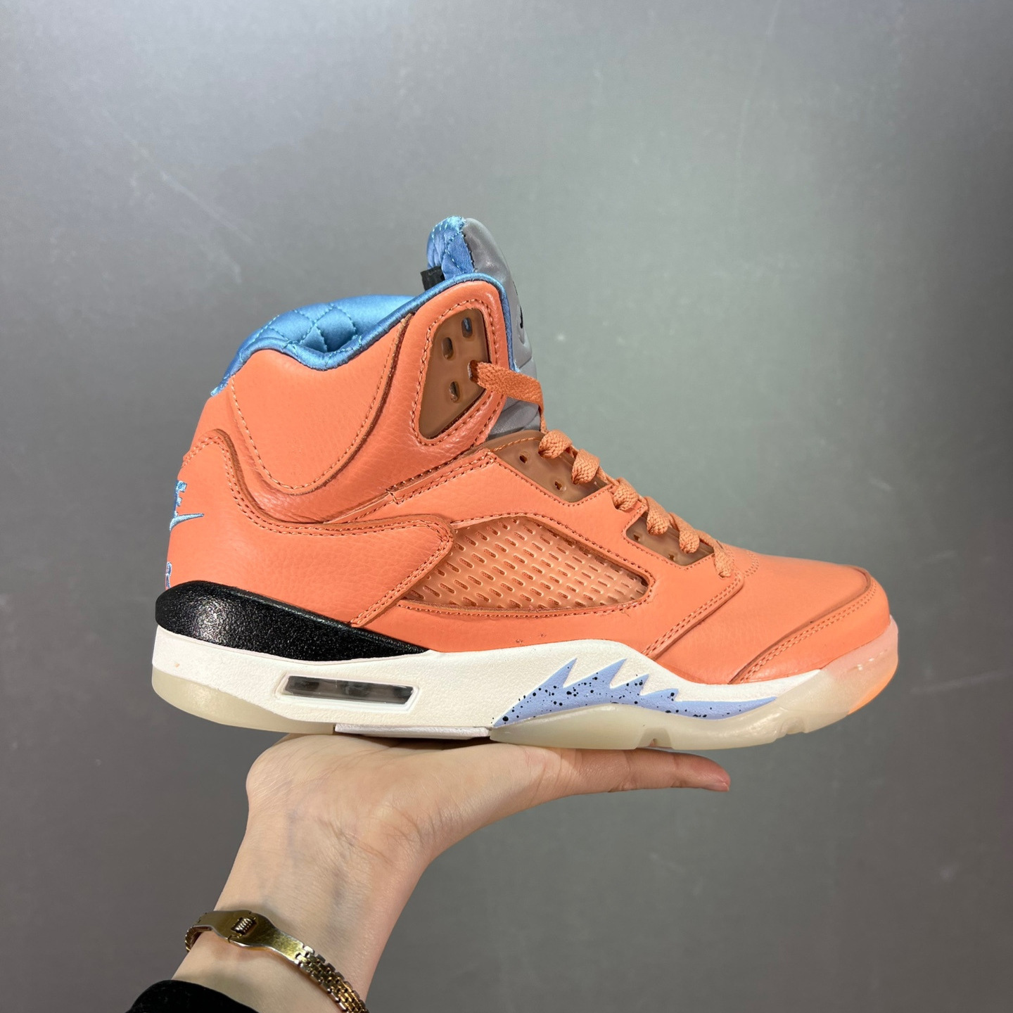 Zapatos de baloncesto de alta calidad AJ5 Jiao Wu Zhixiu Zapatos deportivos de amortiguación de arce verde oliva zapatos casuales de pareja