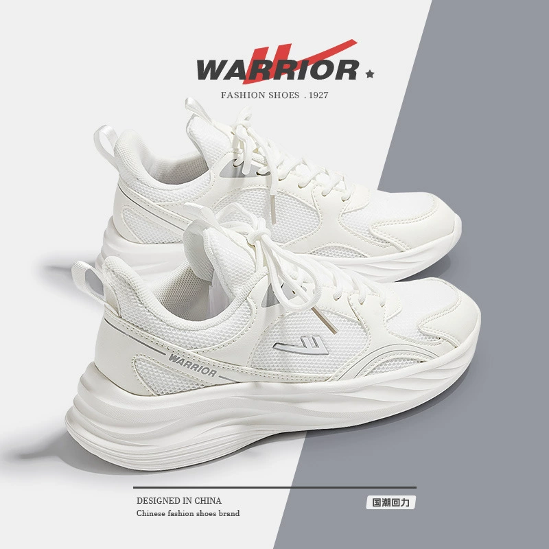 Кроссовки Warrior, обувь, дышащие белые кеды, осенние