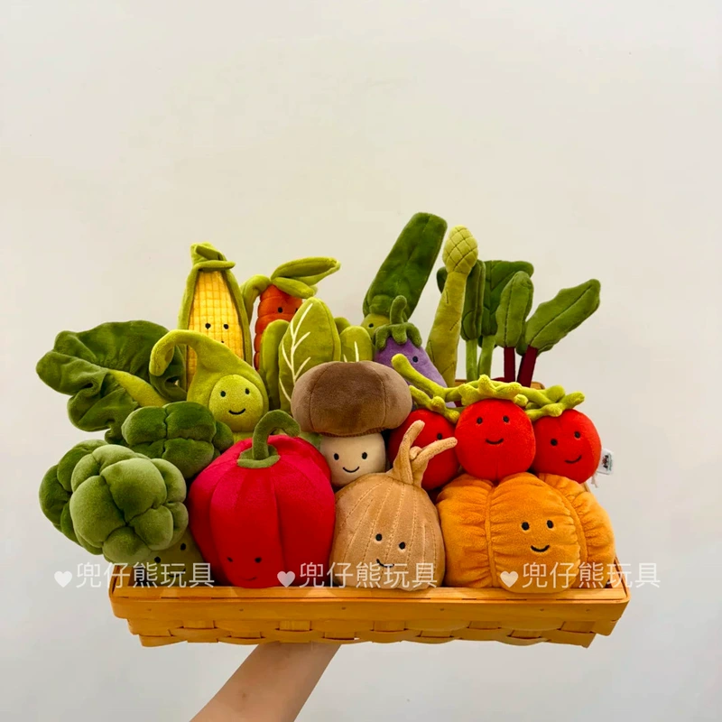 Плюшевая игрушка морковная милая успокаивающая кукла с грибочками-гвоздиками Великобритания сопровождение и утешение