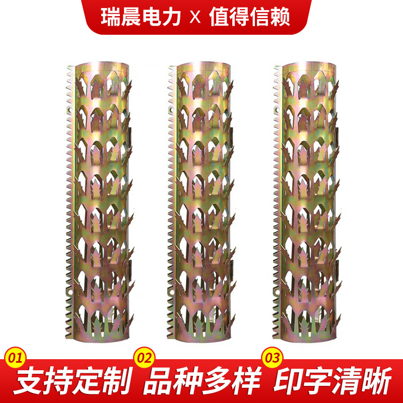 生产燃气管道镀锌防盗刺 小区管道防盗刺绳刺钉防爬刺不锈钢