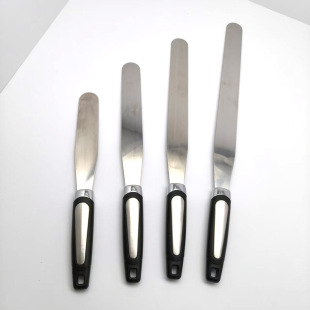 Yangjiang Factory Baking Tools Cake Spatula Stainless Steel New DIY Spatula 0.9 Thickness Practical Cross-Border Dessert