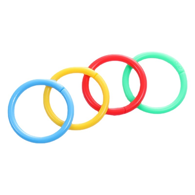 Color plastic removable cover loose-leaf paper fixed buckle loose-leaf ring binding ring binder ring coil ring binding