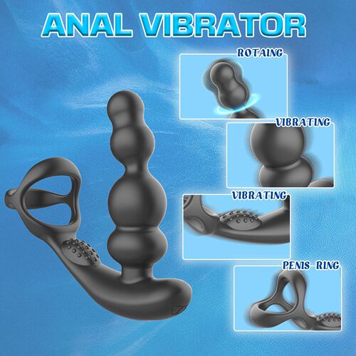 Wireless Remote Control Charging Anus Toy Prostate Massager for Men, Adult Product