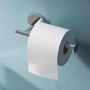 Factory Export Cross-Border 55021C-Cr Chrome-Plated Lidless Toilet Paper Holder Roll Paper Towel Holder Paper Roll Holder