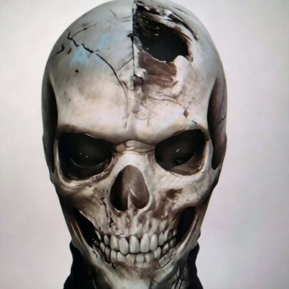 New Cross-Border Halloween Mask, Funny Cosplay Costume Props, Skull Vampire Full-Face Mesh Headgear