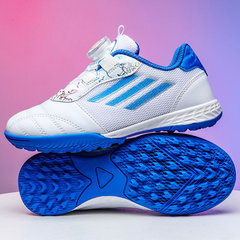 足球鞋低價批發男童女童男款世界盃碎釘旋轉紐扣小學生訓練運動鞋