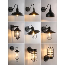 工业风美式复古壁灯餐厅酒吧商业楼梯过道装饰民宿酒店咖啡店灯具