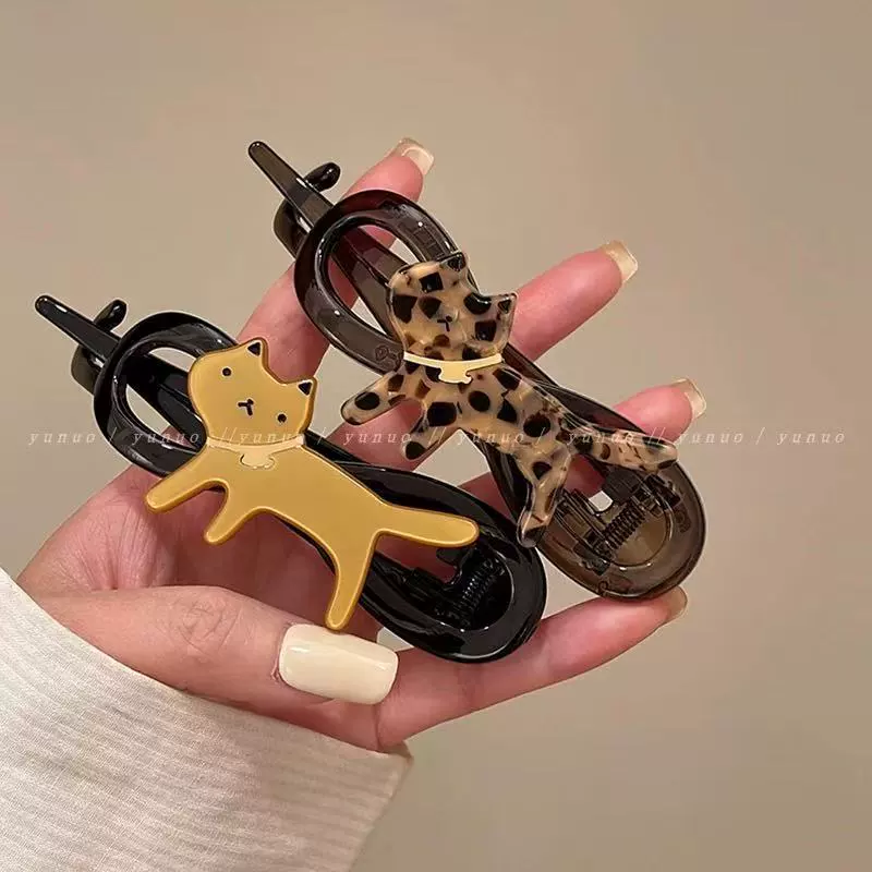 Милая игрушка Pilsan, зажим для волос, заколка краб, аксессуар для волос, котик, высококачественный стиль, новая коллекция