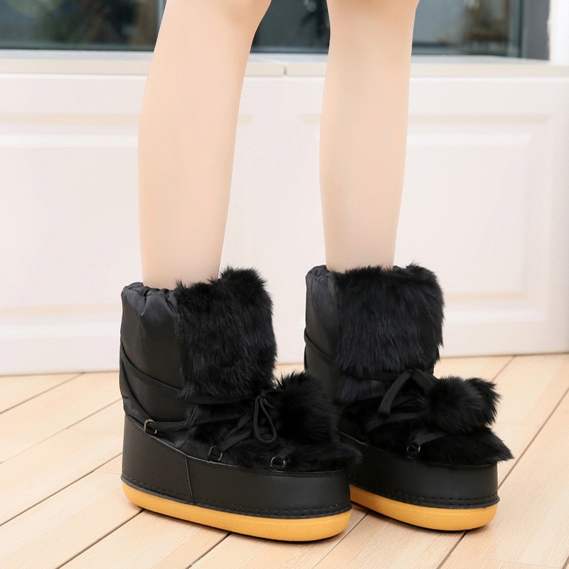 Demi-season non-slip space low boots