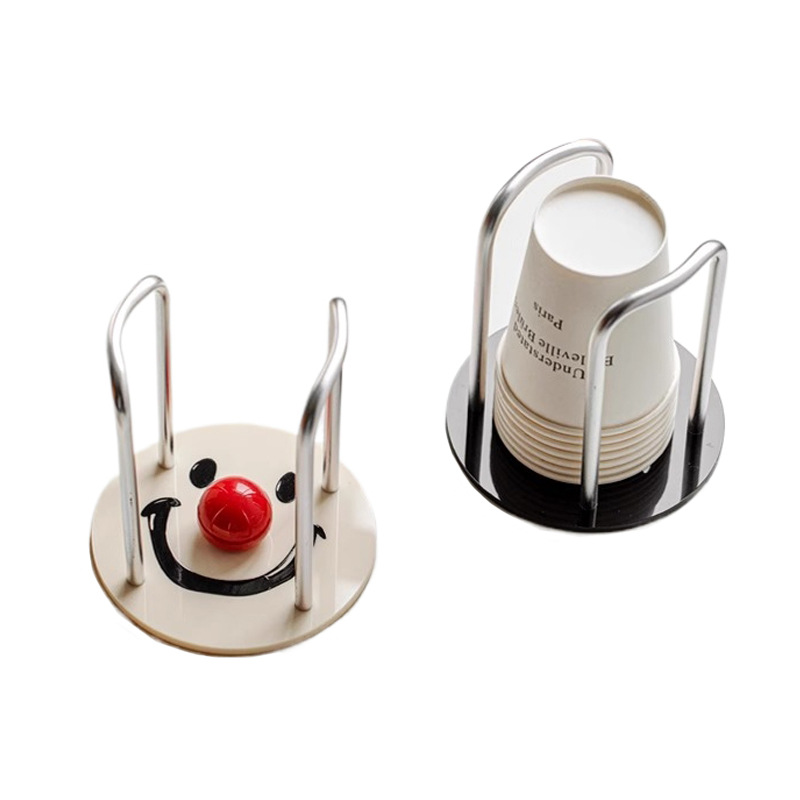 Soporte Organizador de Vasos de Papel de Metal, Multiusos, Portátil, para Cocina, Baño, Sala de Estar