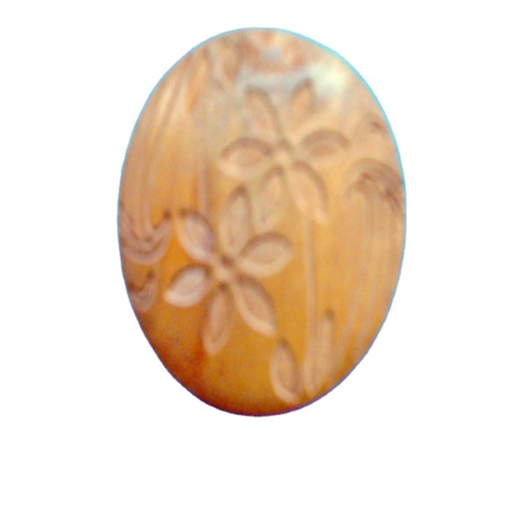 天台维娅厂家直销天然圆形彩绘木头钮激光两眼四孔木制儿童纽扣子