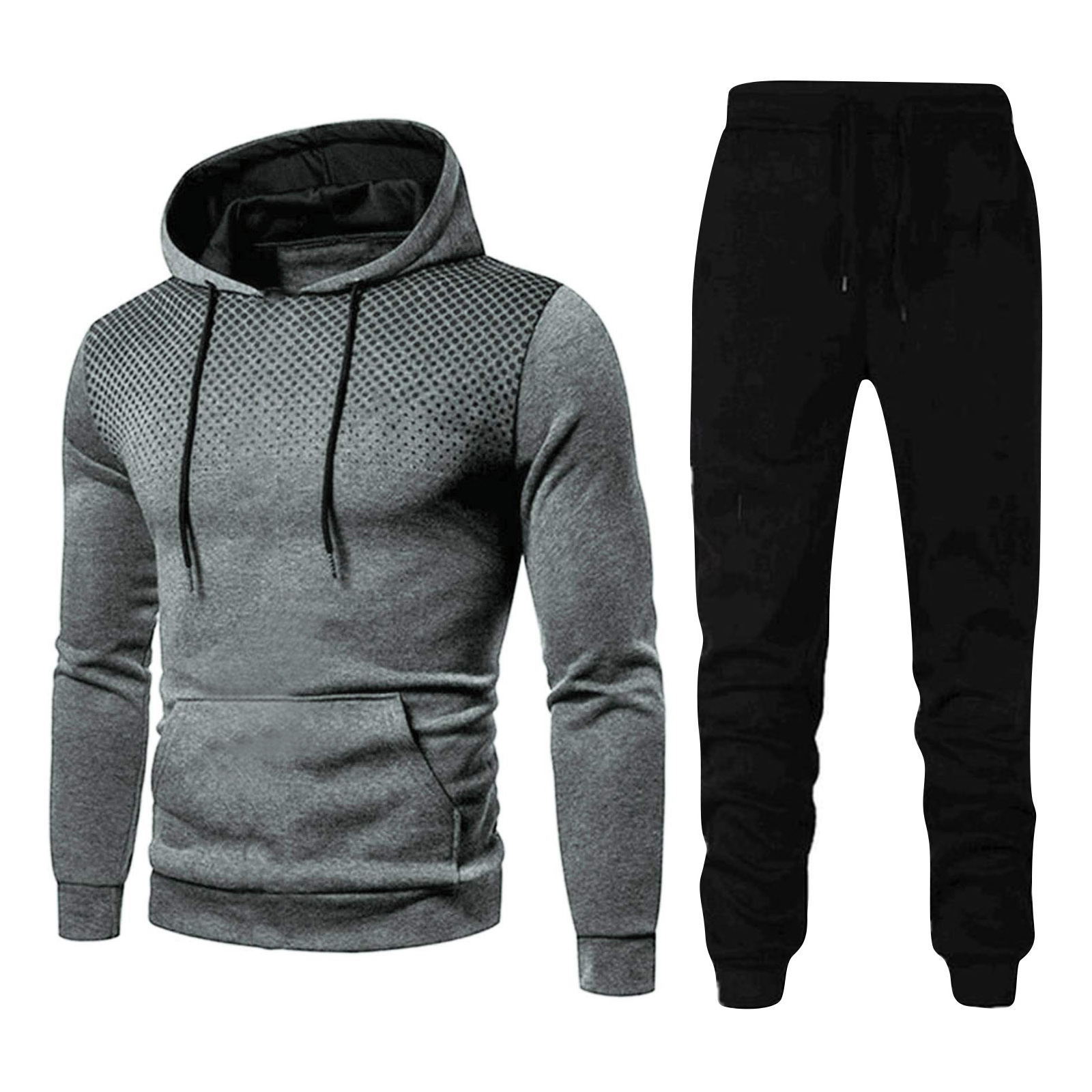 Nuevo Comercio exterior transfronterizo Amazon Sports fitness hombres Otoño e Invierno suéter traje
