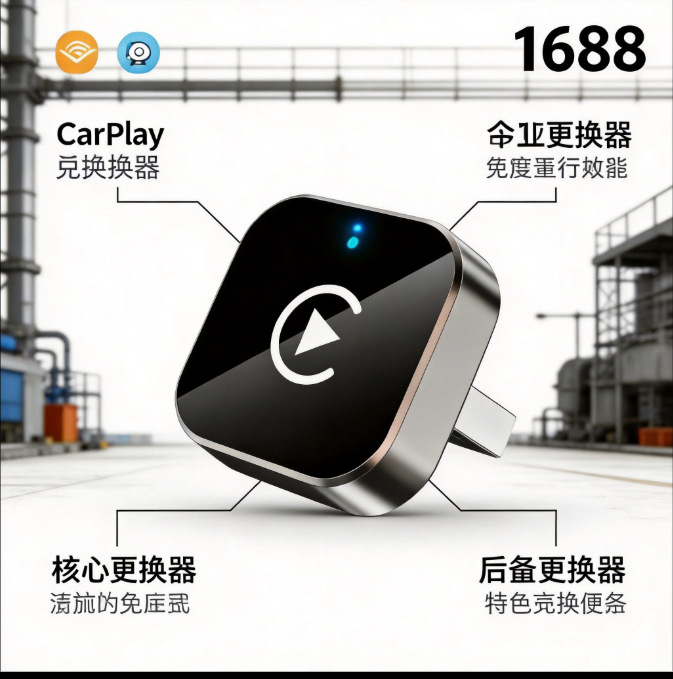 Lossless Installation of the In-Car Wireless Carplay Module, Upgrading the Original Wired System to Android Auto Car-Machine Connectivity