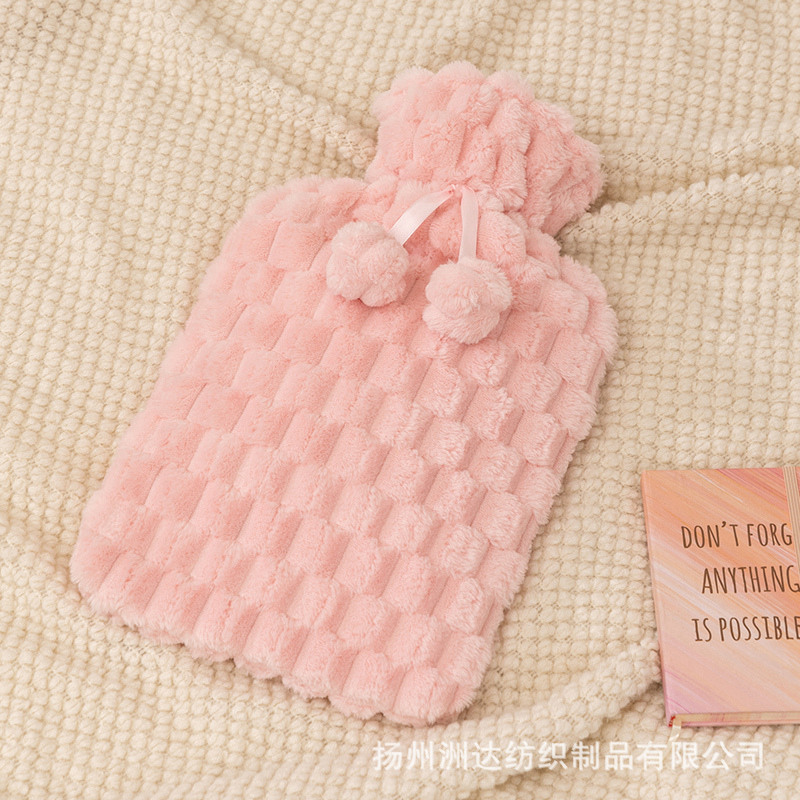 Bolsa de agua caliente almohada larga almohada de abrazamiento para niñas dormir piernas de cama cama de peluche dormitorio de estudiantes de invierno
