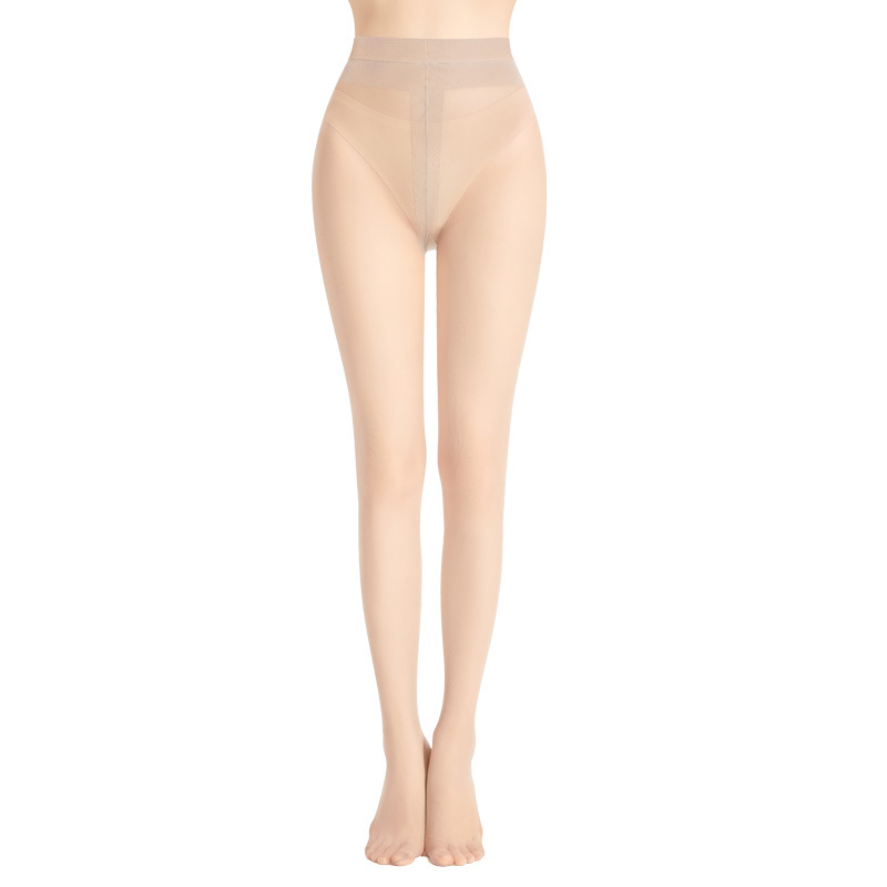 Medias para mujer primavera, verano y otoño, calcetines finos para la piel de seda anti-gancho, corrector, color carne, pierna ligera, artefacto, calcetines de piña de alta transparencia al por mayor