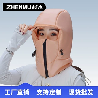 羽绒单独帽子女冬骑车保暖神器冬季加厚东北防风寒保暖护耳雷锋帽