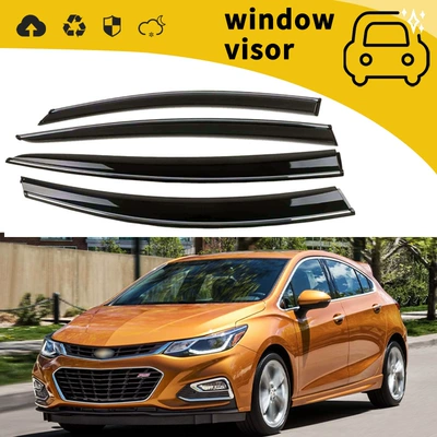 Cruze Cruze covoz car | Rain shield - 17-cruze-hatchbackwith-plastic-bright-strip-adhesive-4