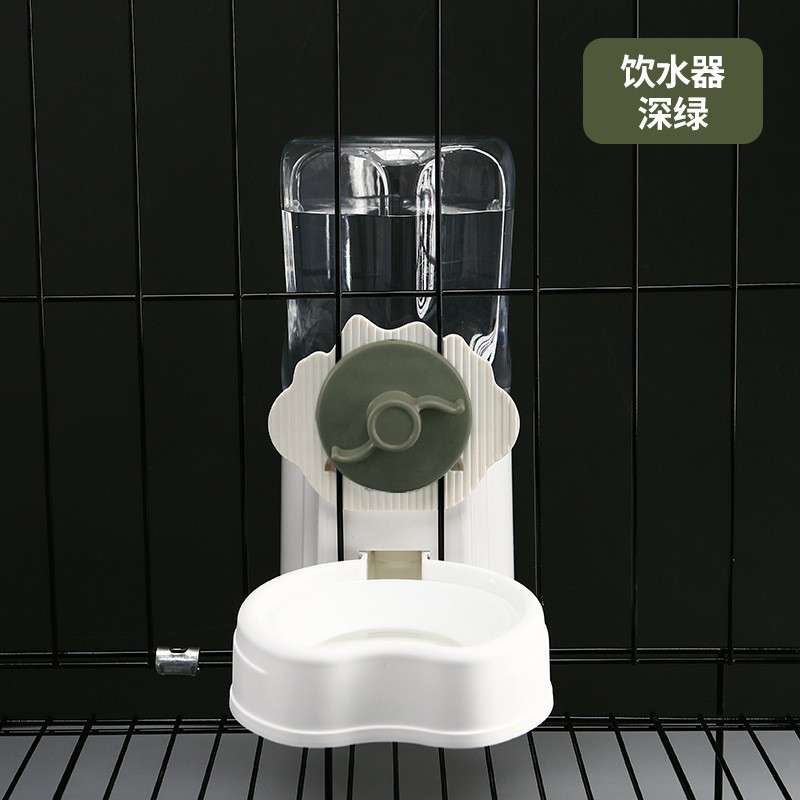 Nueva mascota colgante dispensador de agua boca a prueba de humedad alimentador automático de agua alimentador de perro nido fijo jaula colgante tazón