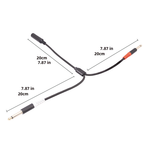 6.35mm Stereo Adapter Cable (1/4