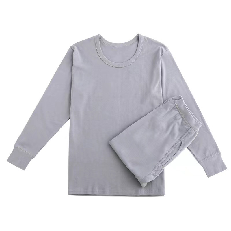 Ropa interior cálida para hombres, suéter de algodón puro, fondo de mediana edad, papá, chaqueta de otoño, pantalones de invierno, chaqueta de invierno