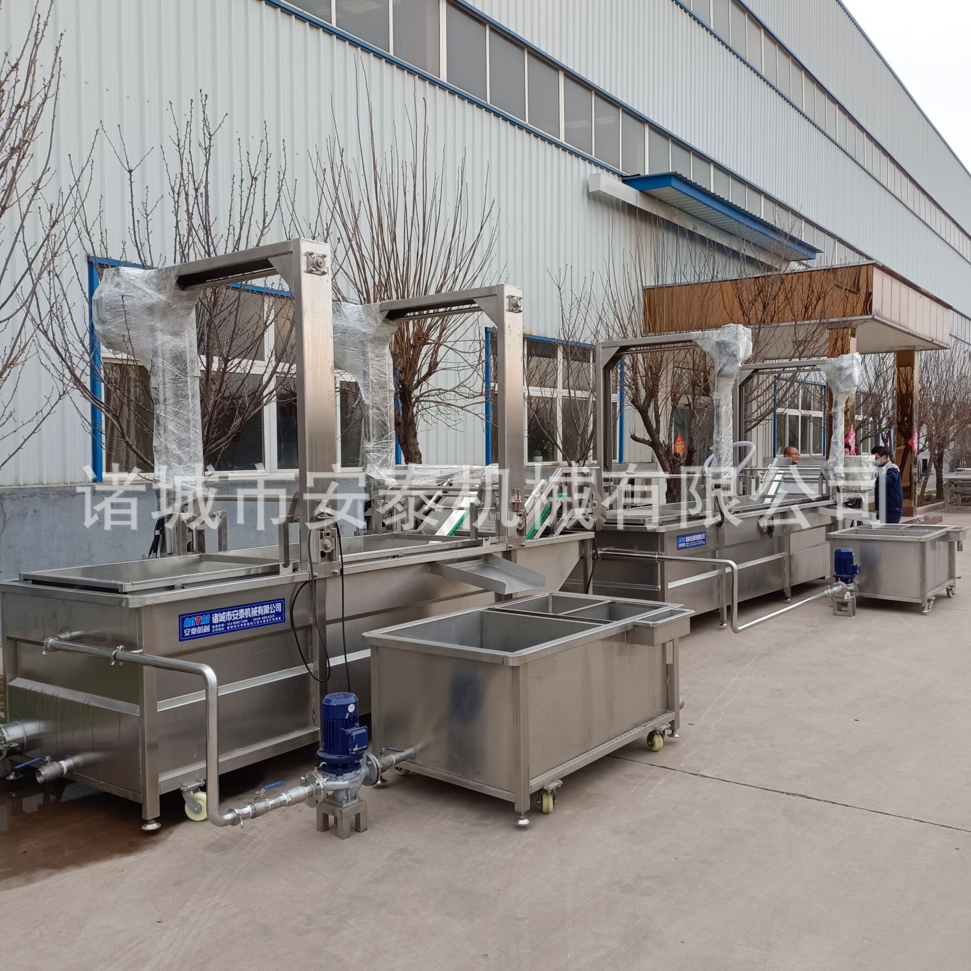 蒸汽加热鸭食管水浴解冻机 冻盘鸡胗解冻机 冷冻猪牛羊肉锁鲜解冻