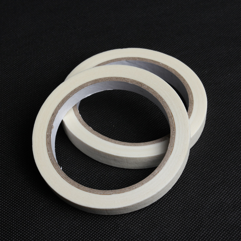Manufacturer Customizes High-Viscosity Tearable White Masking Tape for Painting, Easy to Tear, High-Strength Cotton Paper, Double-Sided Tearable