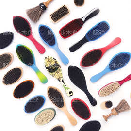 胡须刷批发猪鬃毛长柄刷子按摩便携式男士洁面刷美容剃须工具现货