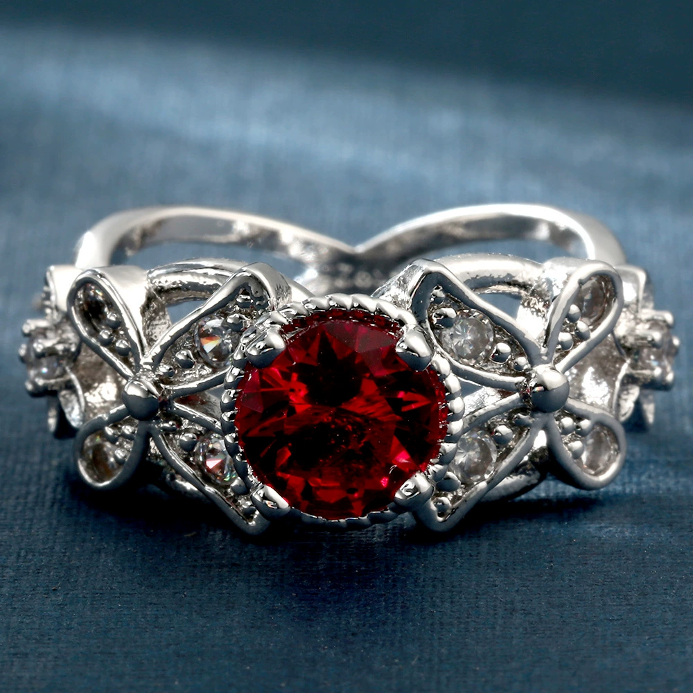 (Cross-border trading), copper stone inlay with zircon, ring for men and women, European style