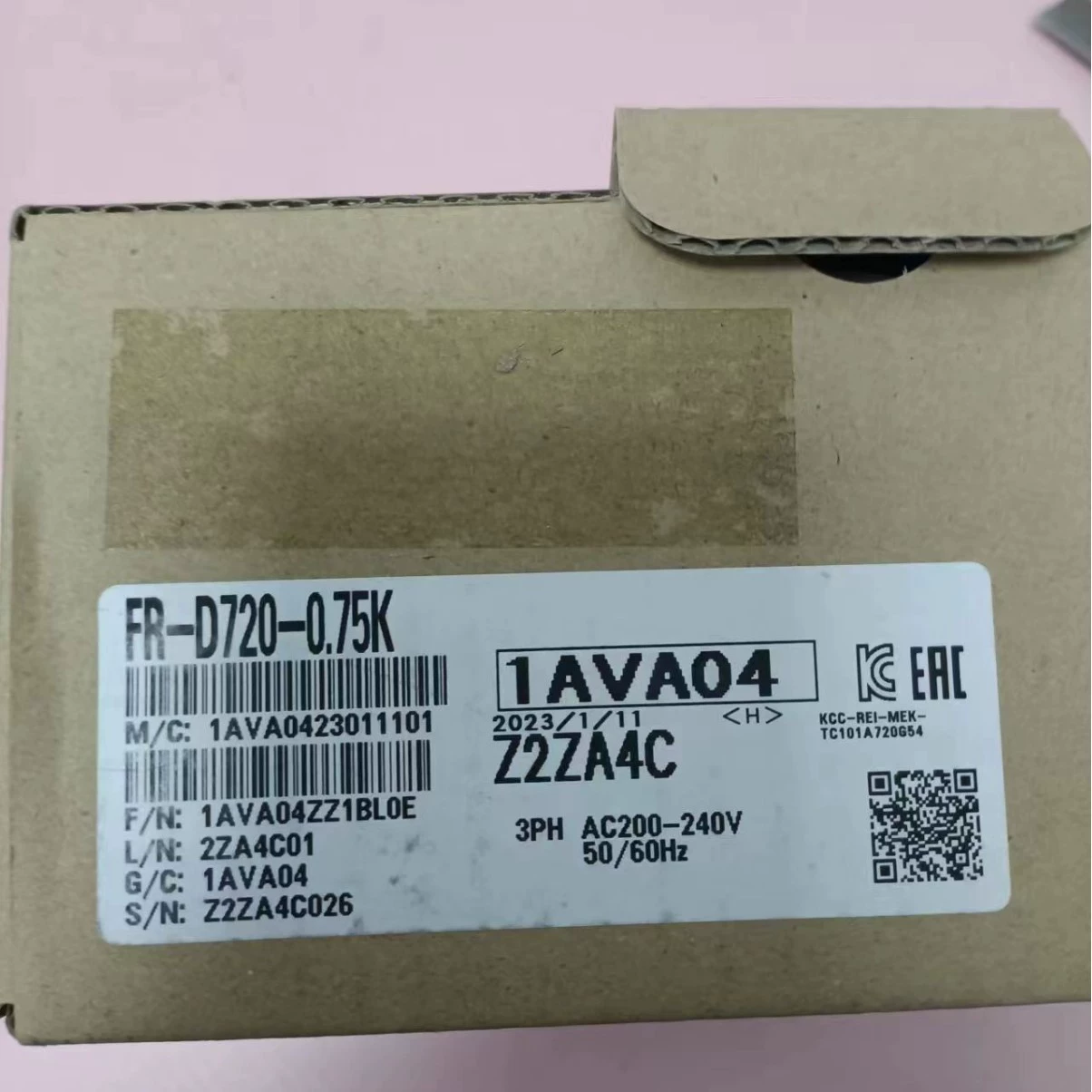 Инвертор Mitsubishi FR-D720-0.75K