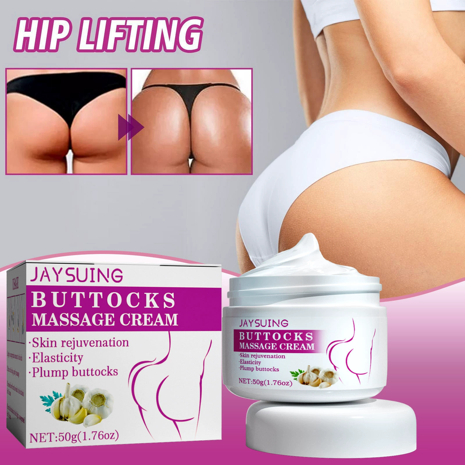 Jaysuing чесночный крем для ягодиц