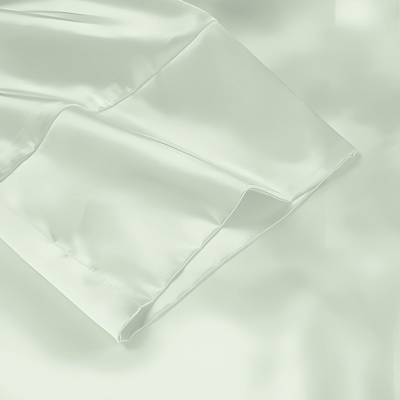 Nuevo estilo transfronterizo europeo y americano sexy top tirantes pantalones cortos de tres piezas textura de seda albornoz de manga larga ropa de hogar al por mayor