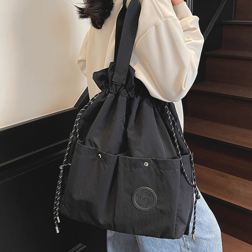 Portable and Large Capacity Dual-Shoulder Bag for Women, Short Trip Travel Bag, Student Casual Bag, Versatile Handbag, Crossbody Bag, Storage Backpack